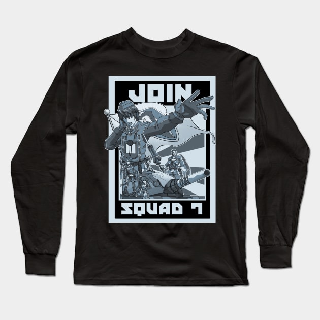 Join Squad 7 Long Sleeve T-Shirt by CoinboxTees